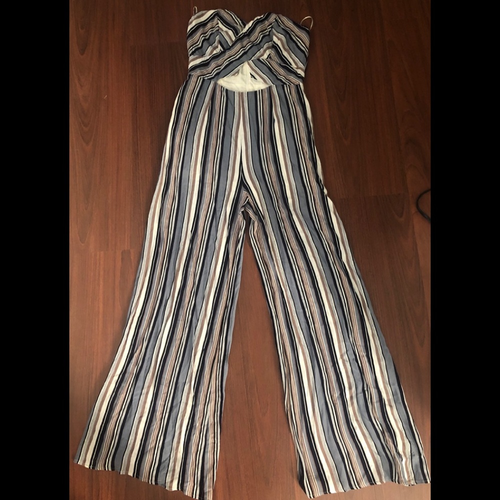 Striped Jumpsuit